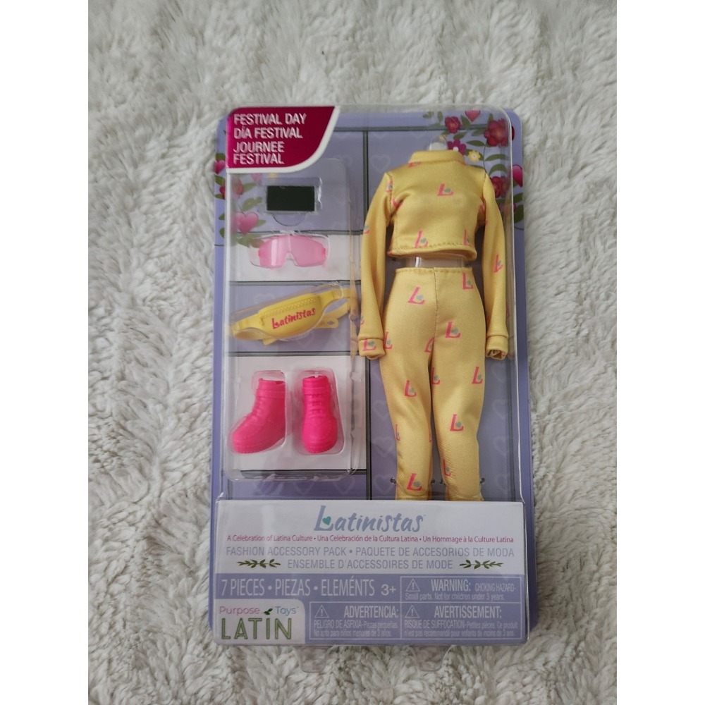 Latinistas Dolls "Festival Day" Fashion Accessory Pack - Yellow - 2023 - 55097